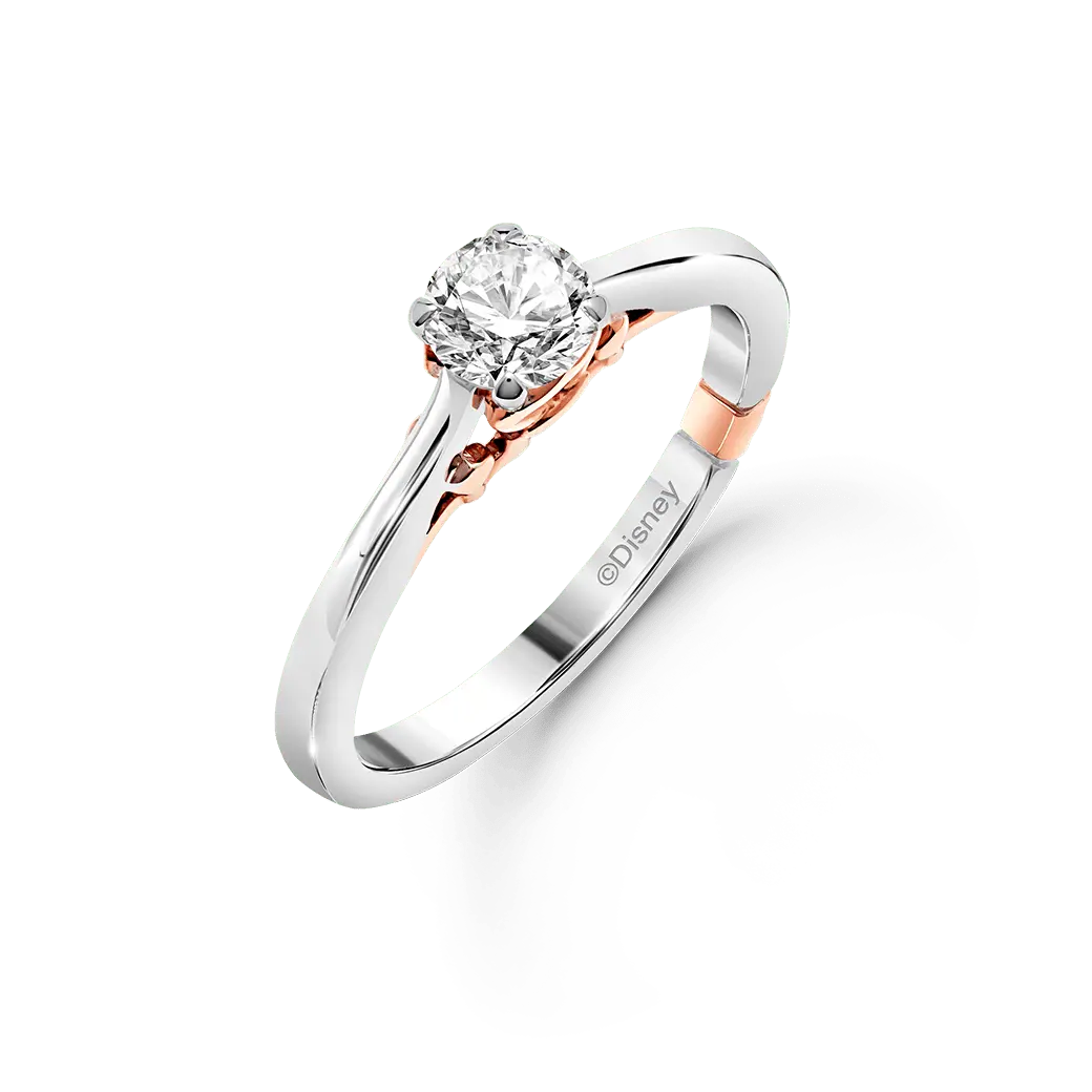 Pink emerald pendant ring