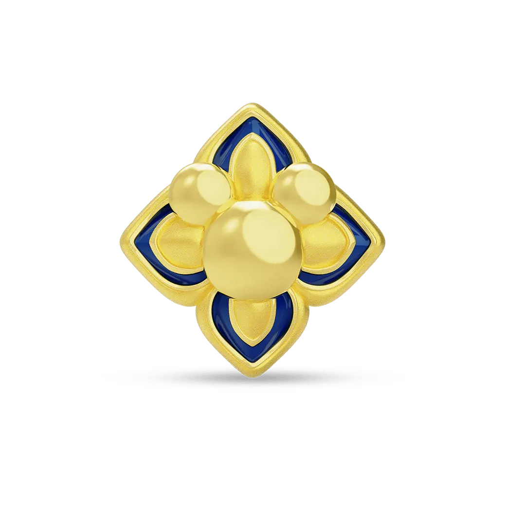 Pink emerald pendant ring