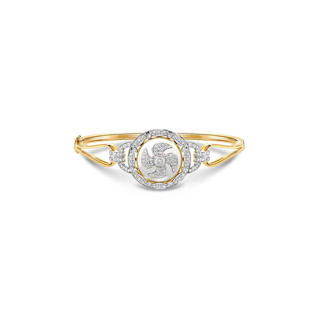 Pink emerald pendant ring